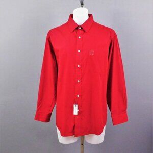 Saddlebred‎ Men Dress Shirt Red 17-17.5